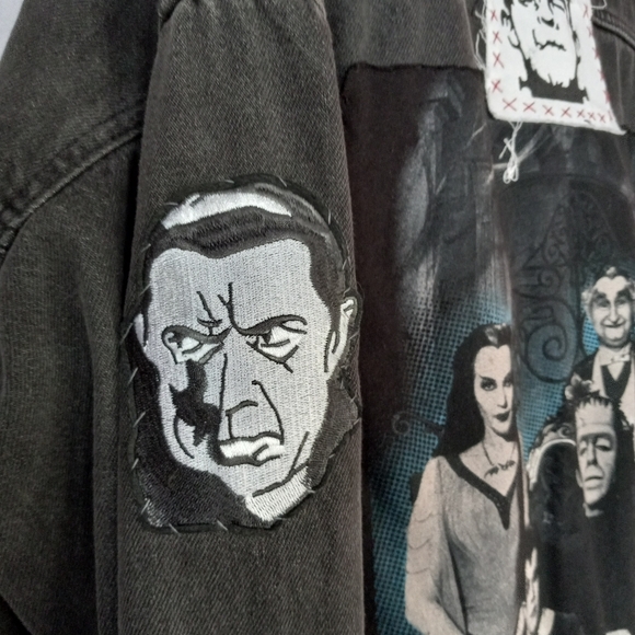 Nosferatu 6- custom RAGE Classic Horror lovers OOAK jacket! STOLEN! - Picture 4 of 16